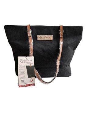 NWT CLUCI Vegan Leather Briefcase Bag